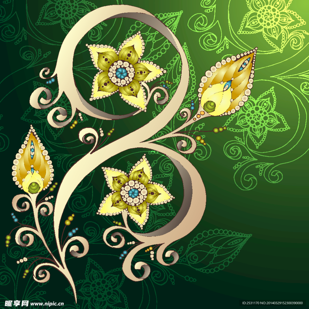 精美花纹
