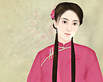 古装手绘美女