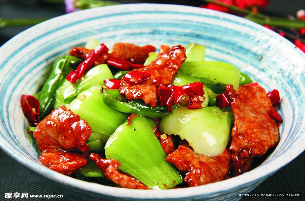 青菜炒肉