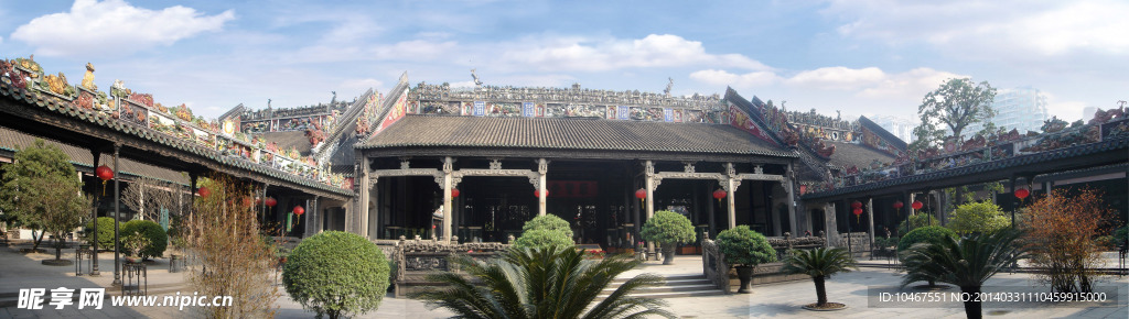 广东风景 陈家祠