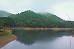 雨中湖畔