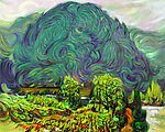 山光 油画