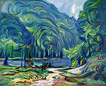 山光 油画