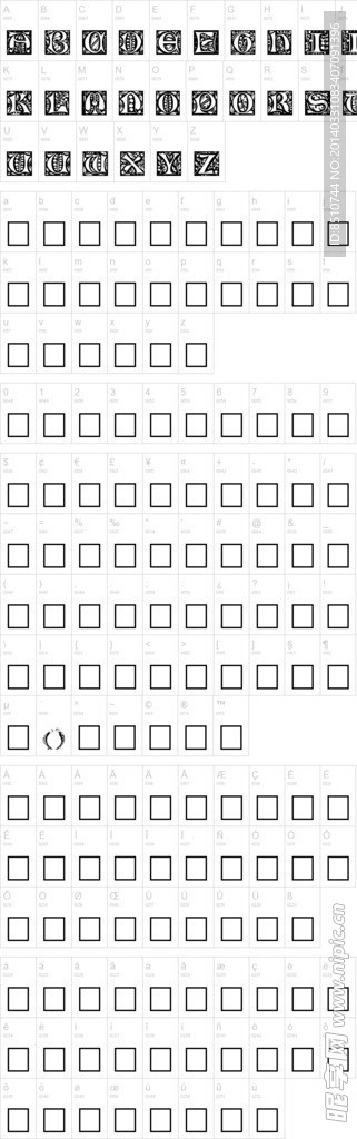 字体