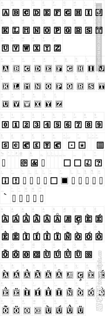 字体