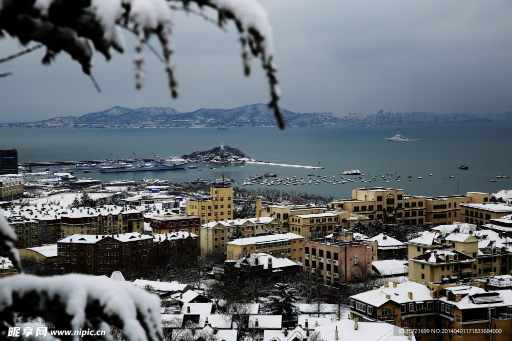 青岛的雪后