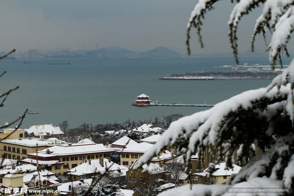 雪中青岛