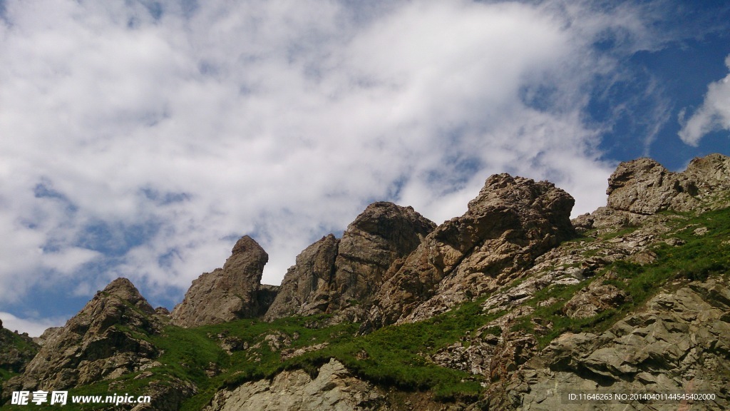 山石 风景 西北