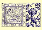 中式花纹底纹图案