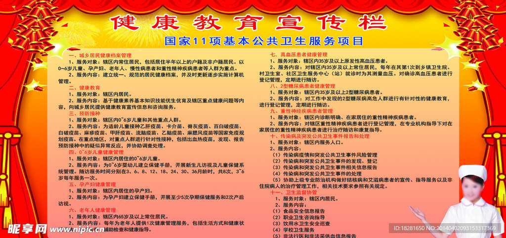 健康教育宣传栏