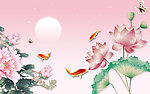 牡丹荷花