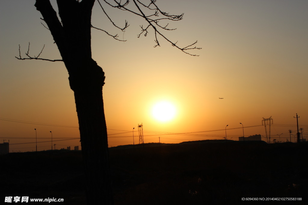 夕阳落日美