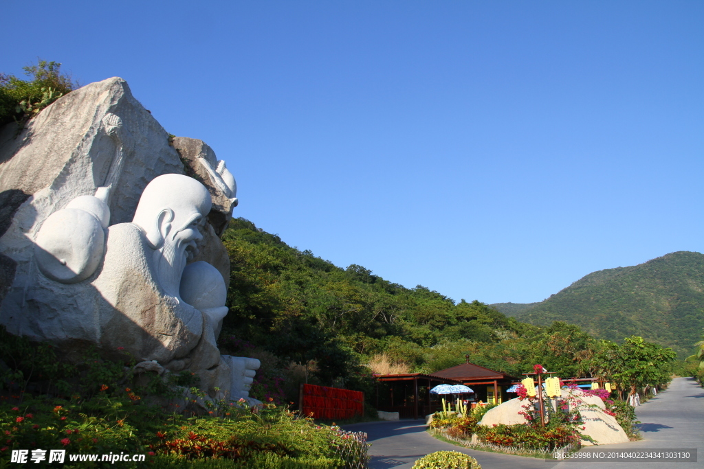 海南三亚大小洞天景区