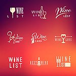 红酒wine葡萄图标