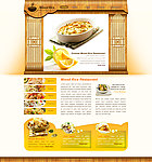 韩国风格美食网站