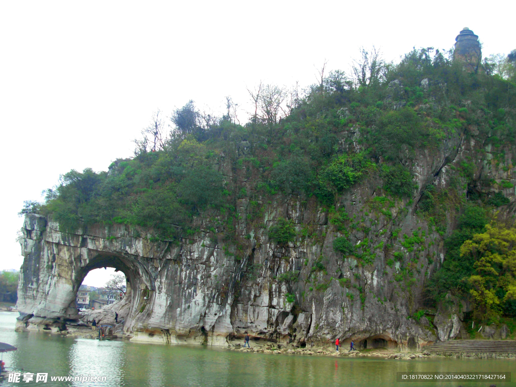 象鼻山摄影图__风景名胜_自然景观_摄影图库_昵图网nipic.com