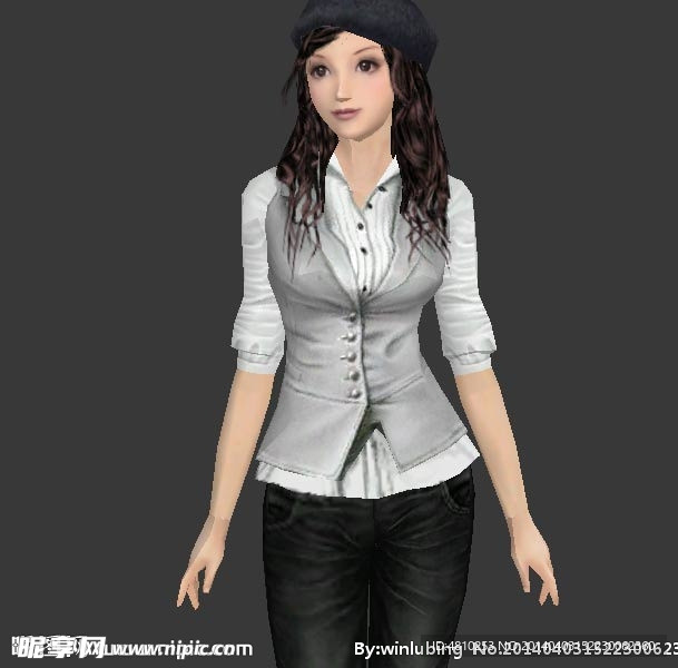 3dmax人物模型