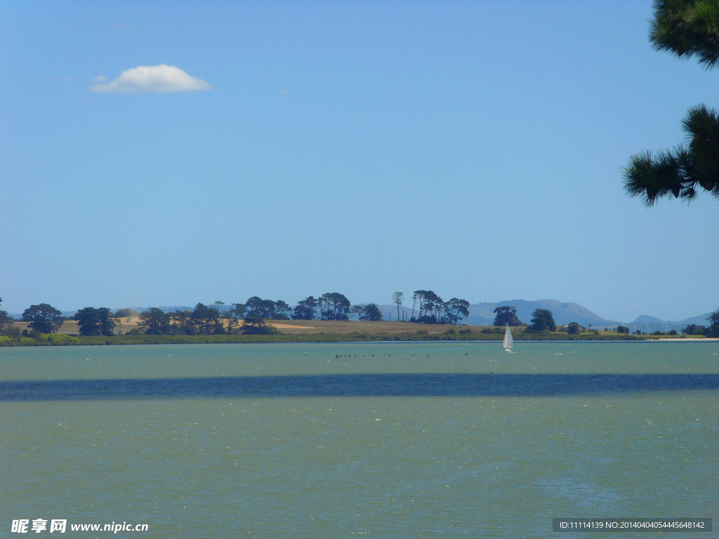 新西兰海滨风景