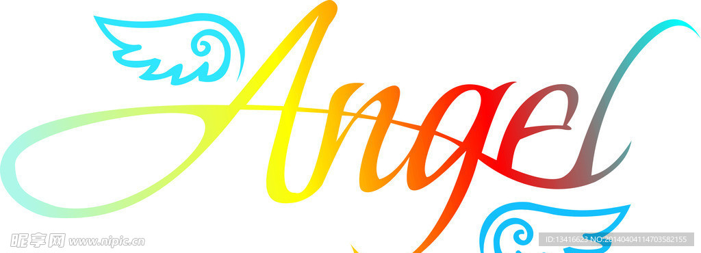 angel艺术字