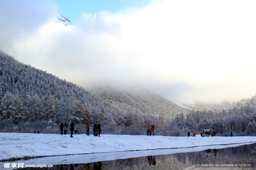 毕棚沟雪景