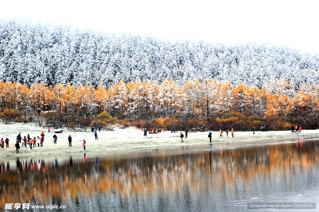 毕棚沟雪景