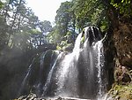 九寨沟的瀑布