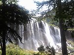 九寨沟的瀑布