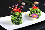 腌菜花毛豆米