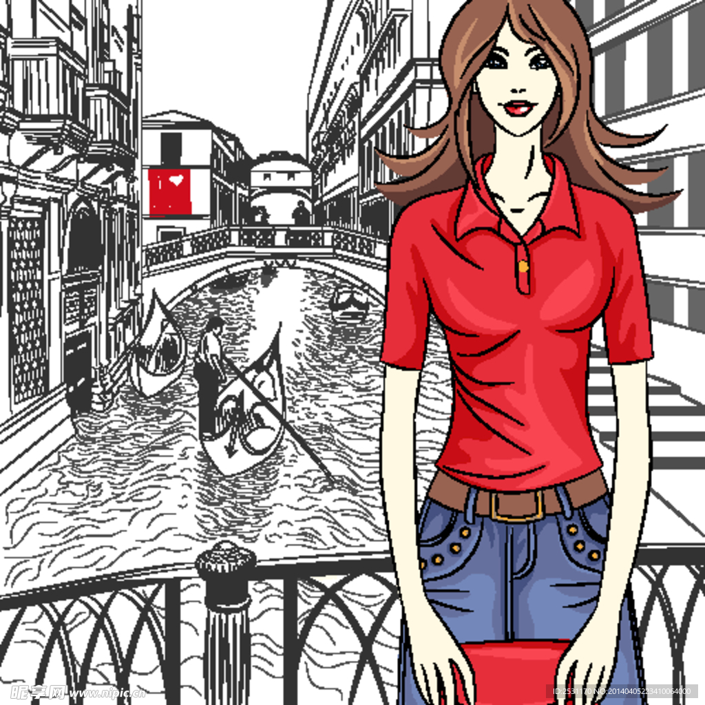 时尚美女