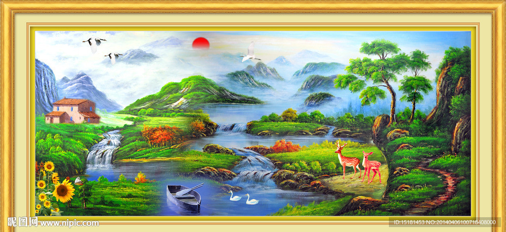 油画风景