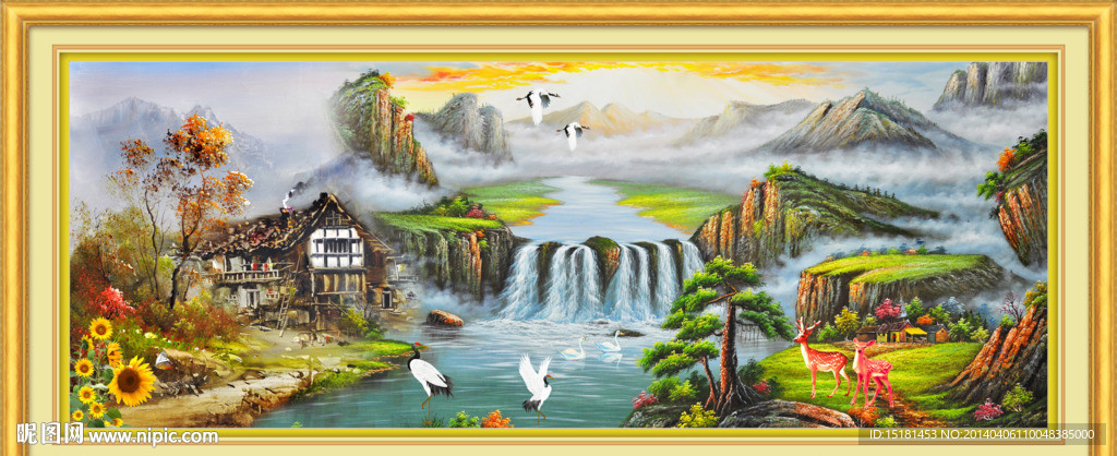 油画风景
