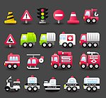 图标 指示牌 车 货