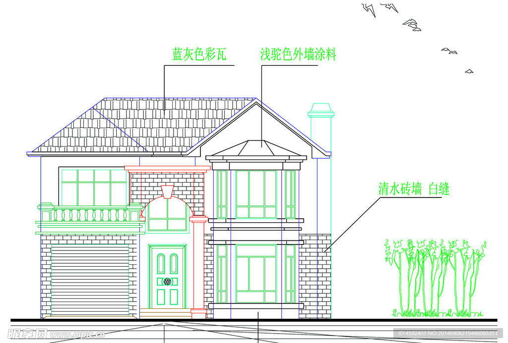 新农村别墅施工图