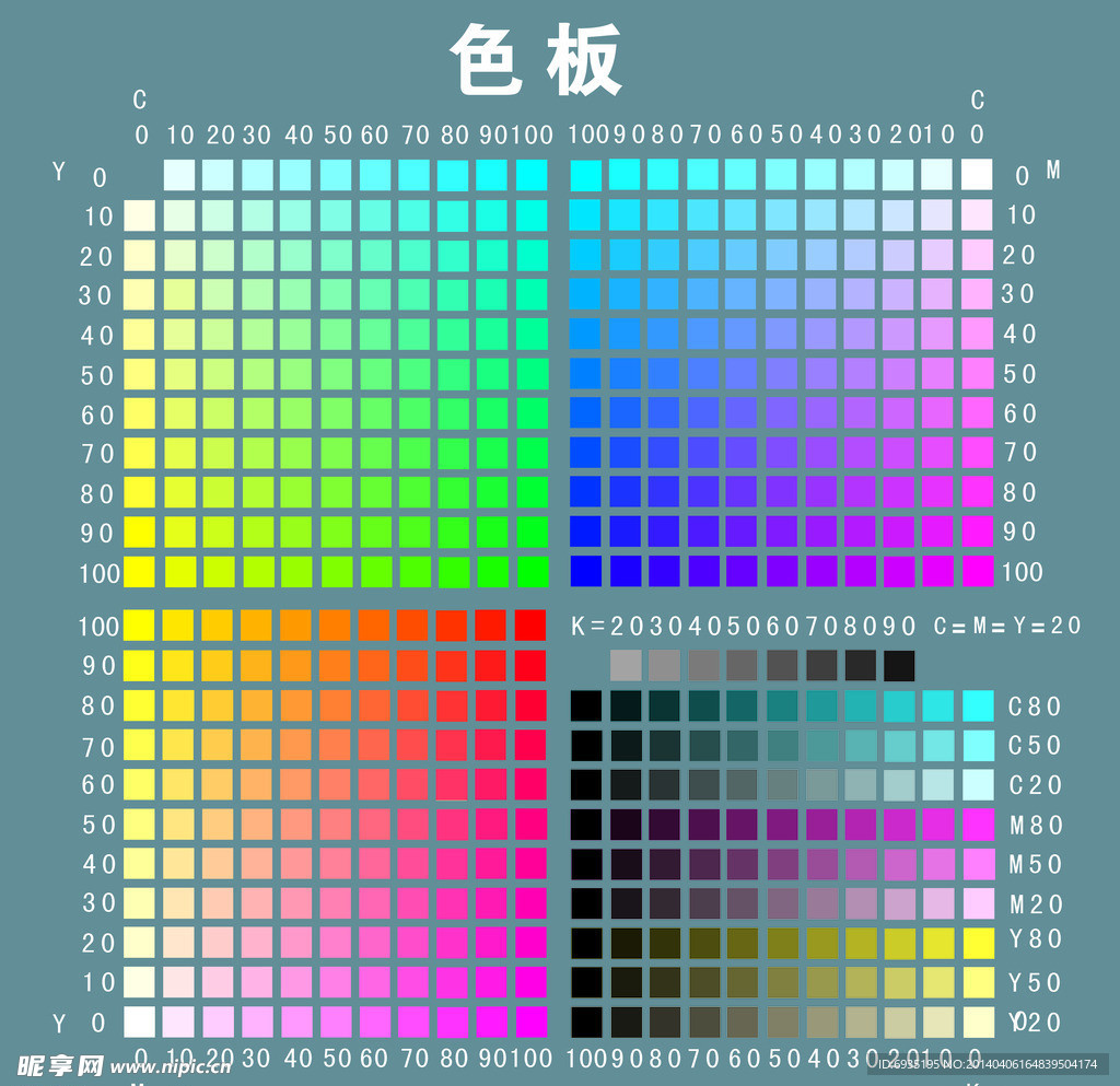 32种漂亮的调色板及其相应的渐变调色板_月白龟Yuki-站酷ZCOOL