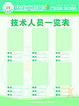 技术一览表