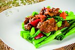 菜心炒上肉