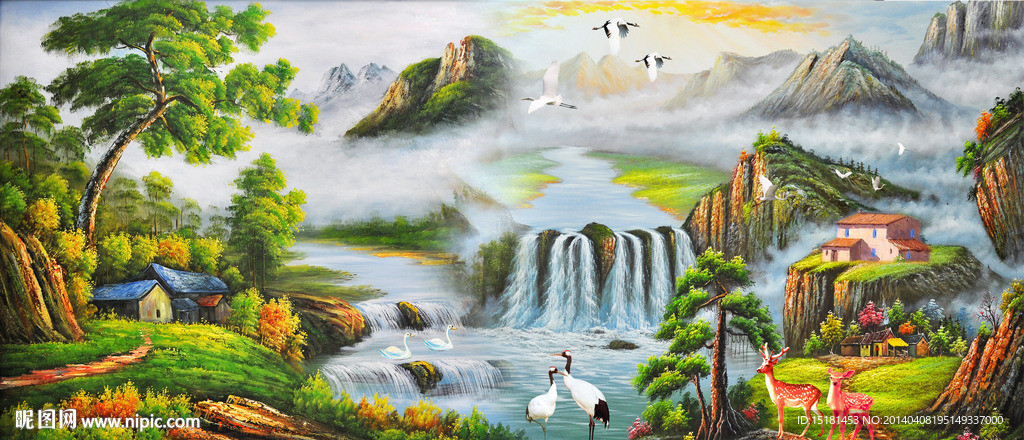油画风景