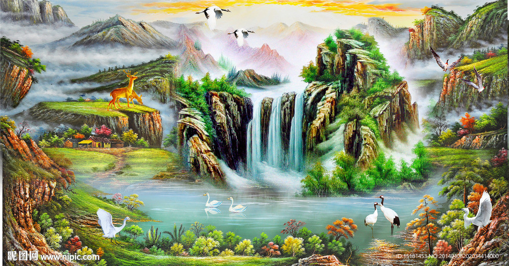 油画风景
