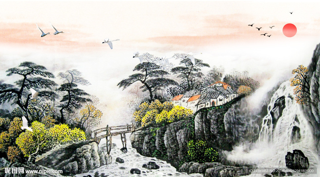 国画山水