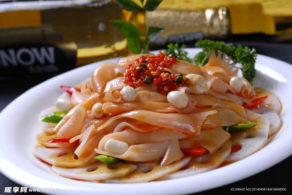 酱椒鹅肠