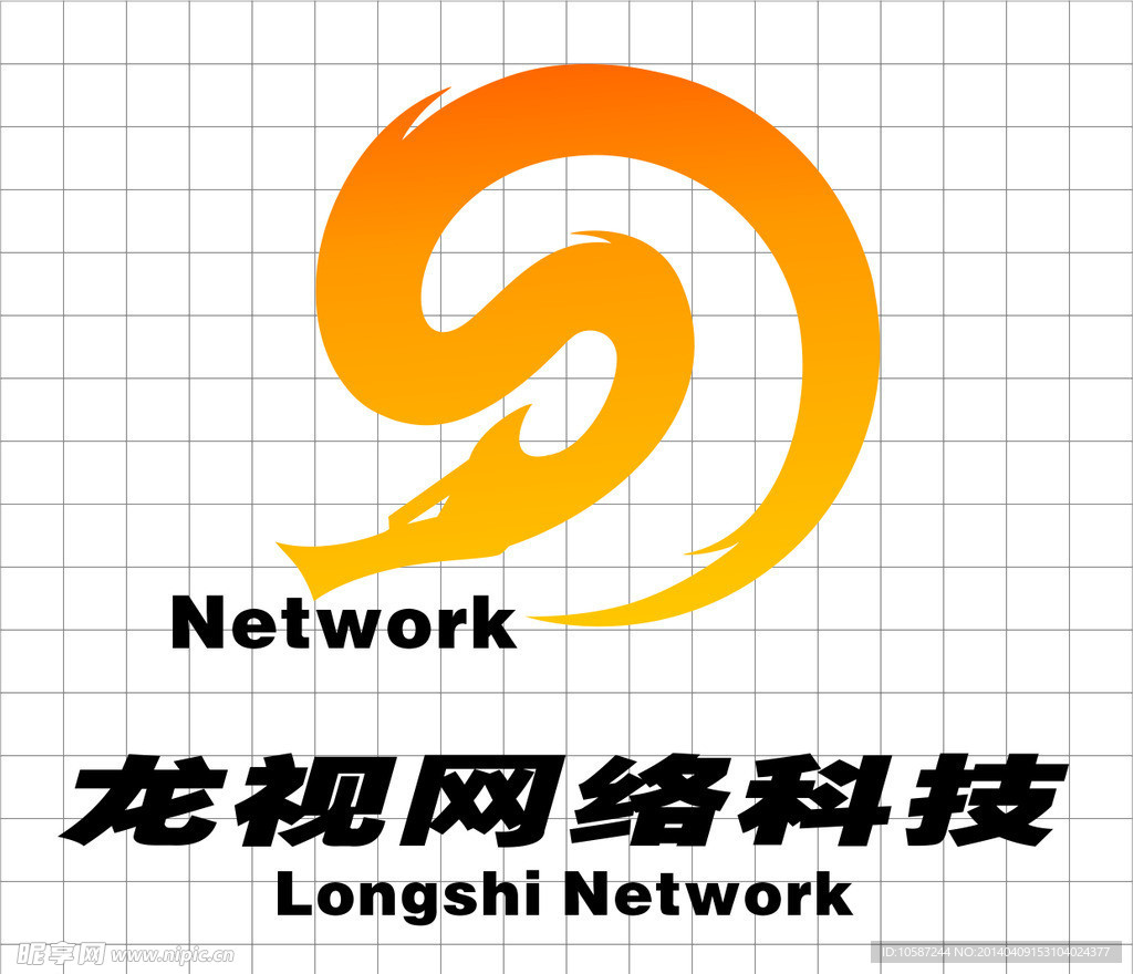 龙视网络logo标志