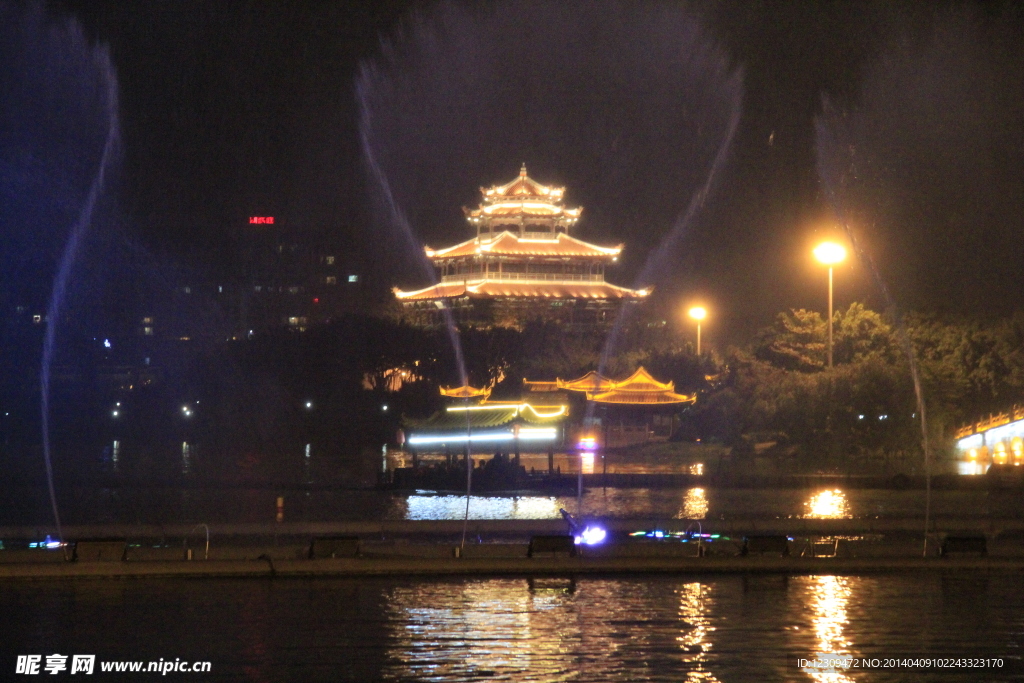 西湖夜景