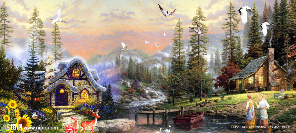 油画风景