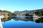 庐山碧湖 水亭