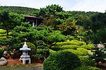 日式庭院远景