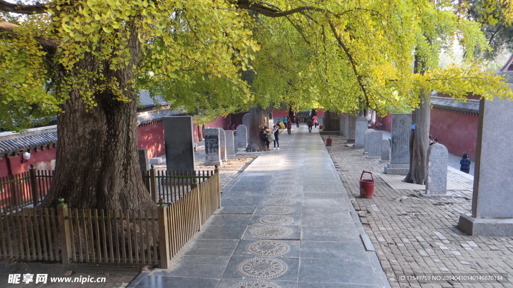 登封少林寺内景