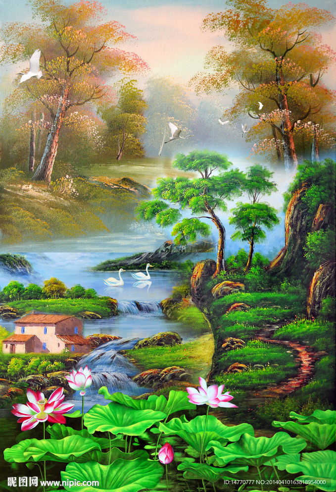 油画风景