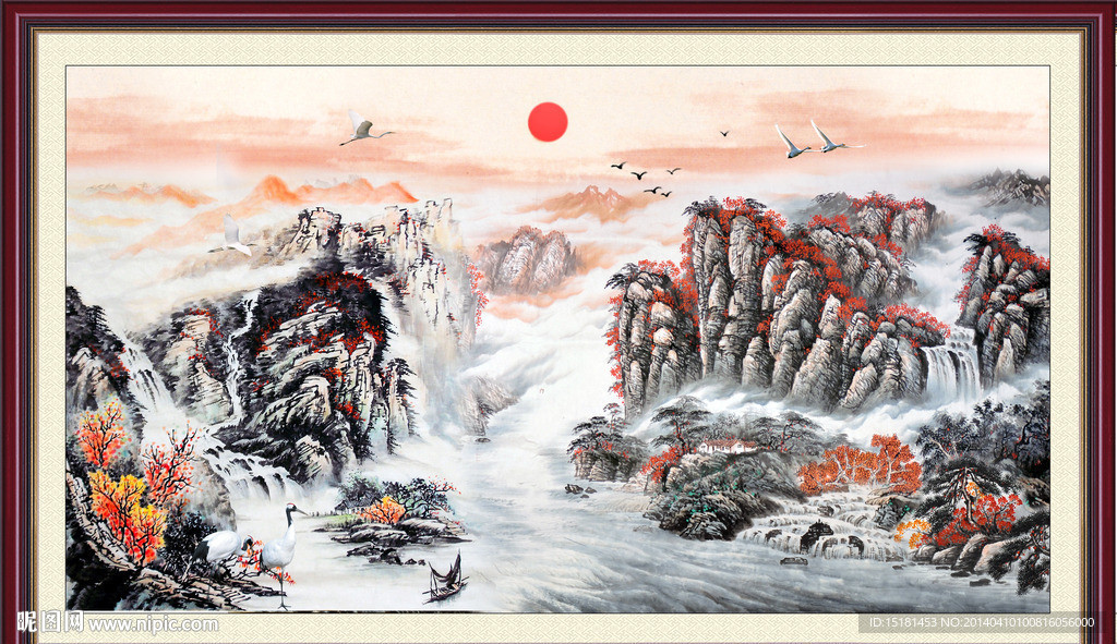 山水国画