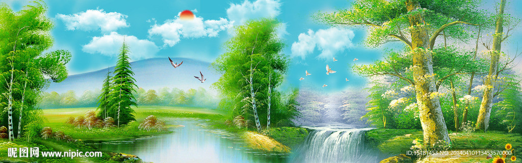 油画风景