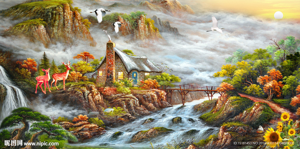 油画风景